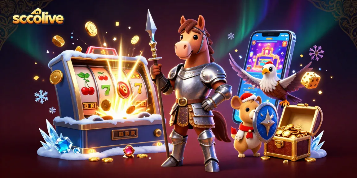 Experience the thrill of socolive with a vibrant 3D casino illustration featuring characters and game elements.
